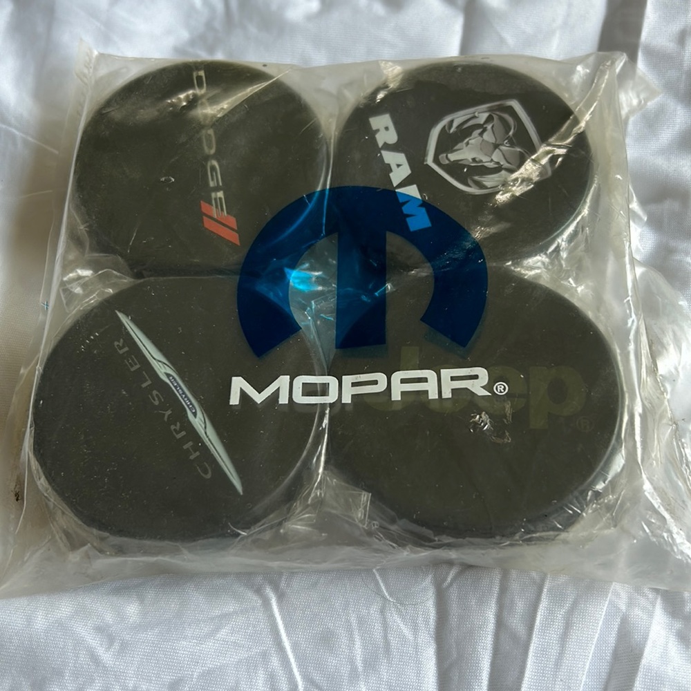 Mopar Hockey Pucks Dodge Ram Chrysler Jeep Decor